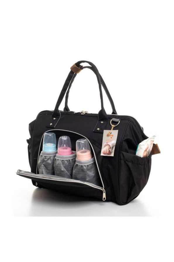 Sahara Elegance Stain-Resistant Waterproof Thermal Divided Shoulder and Handbag for Moms and Babies