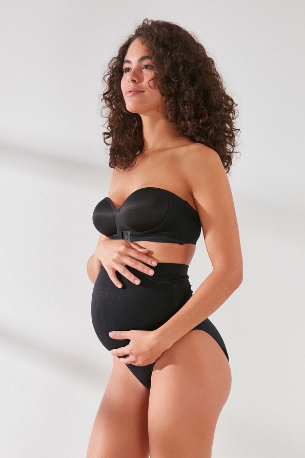 C&CITY Women's Maternity Briefs Black