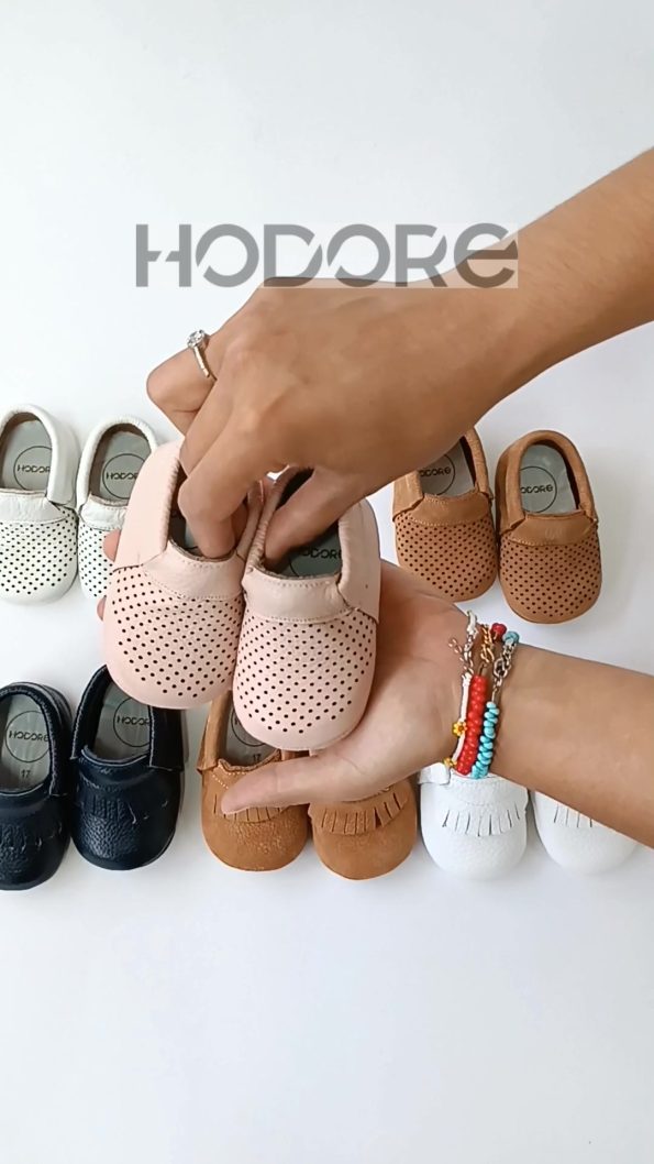 Hodore Dante Genuine Leather Moccasins Tan