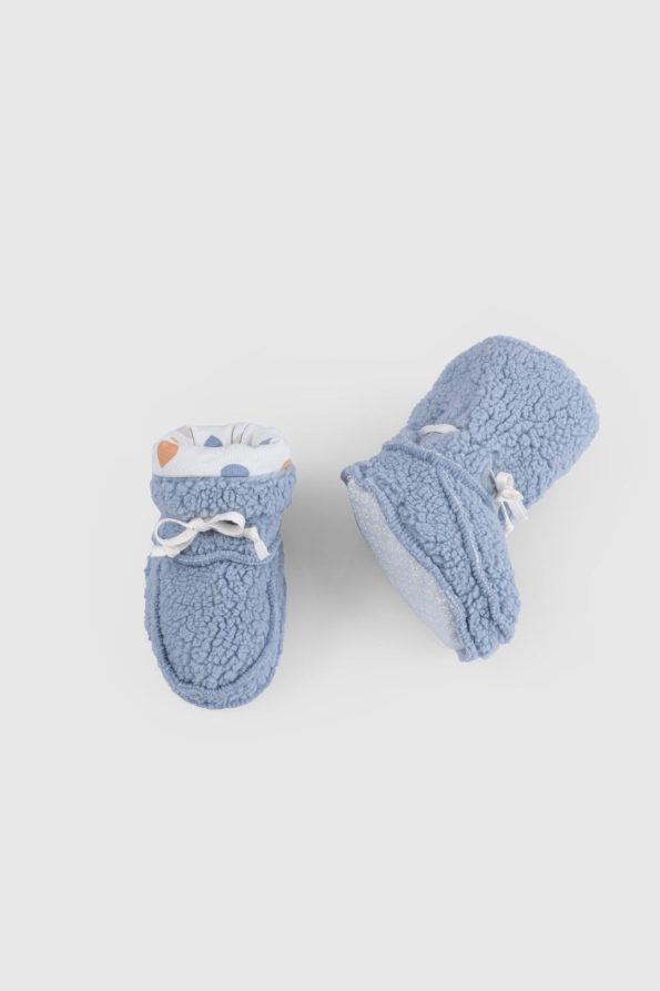 Wellsoft Blue Baby Slippers