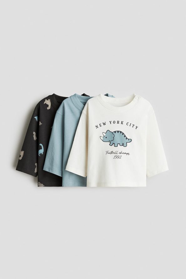 3-Pack Cotton T-Shirts