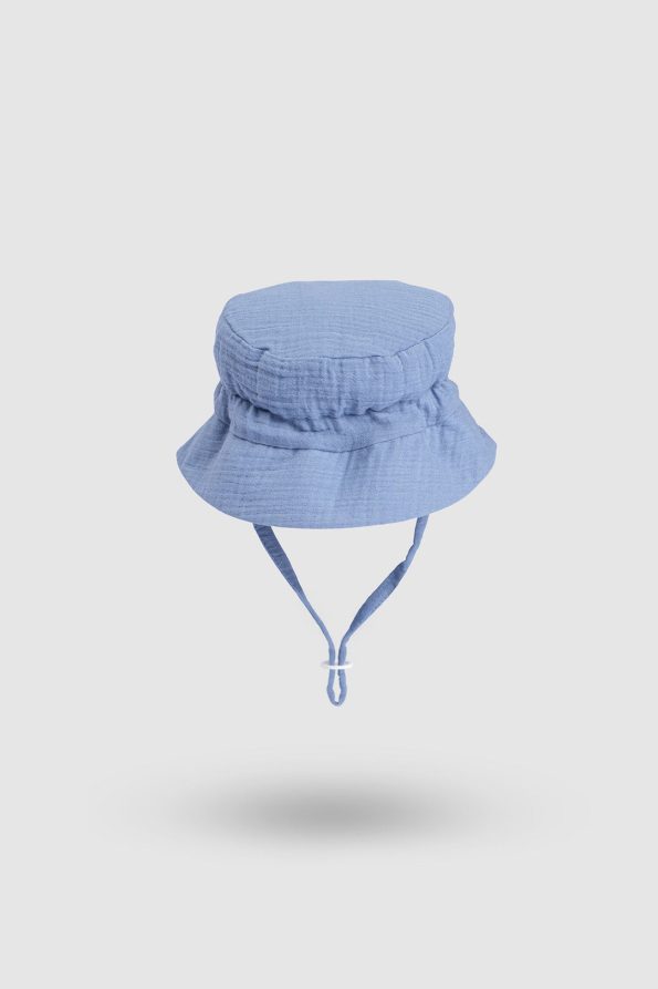 Organic Cotton Muslin Fisherman Baby Hat