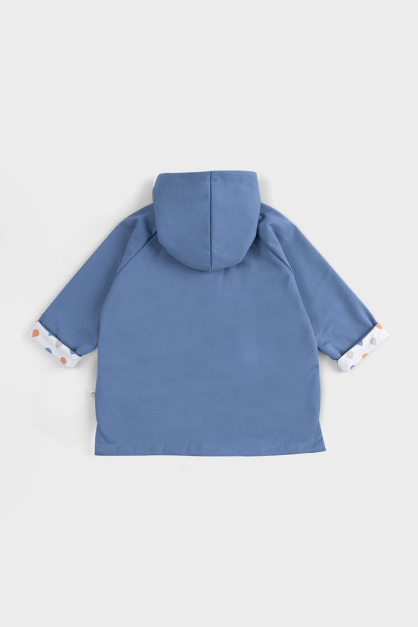 Hooded Organic Cotton Baby Raincoat Faded