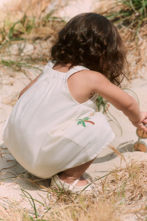 Linen Blend Dress