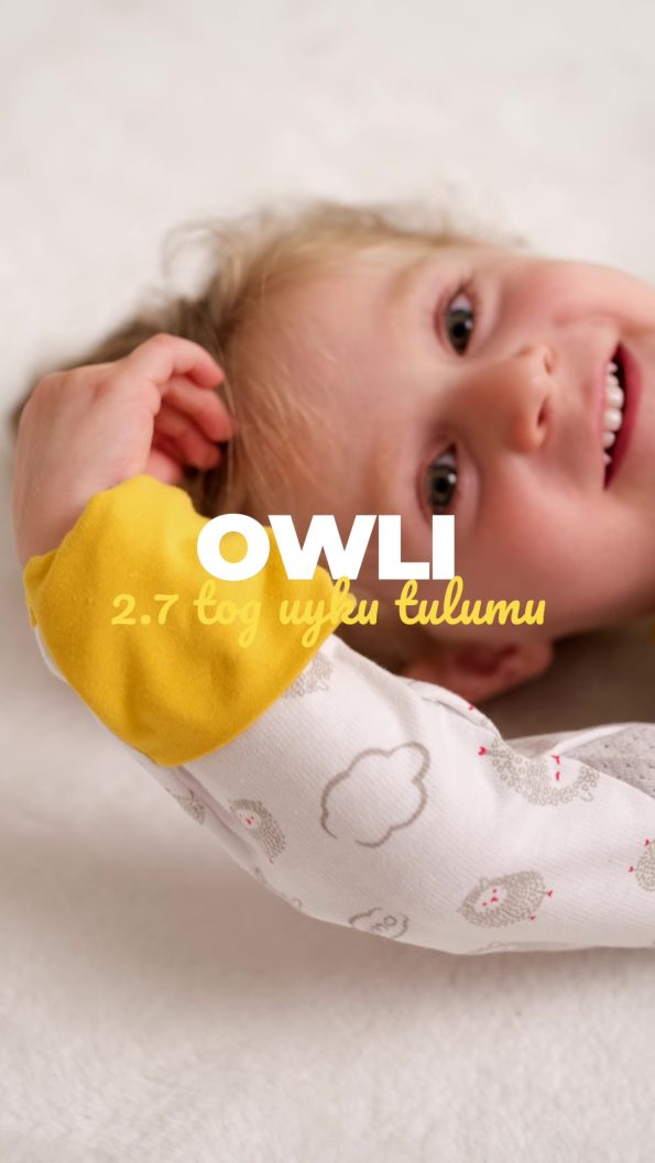 Owli Unisex White Sleep Sack 2.7 Tog