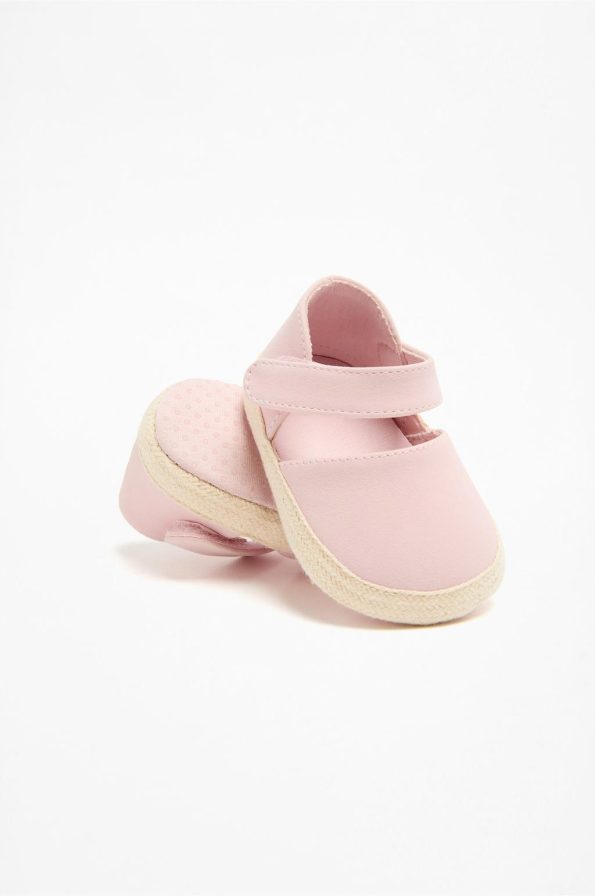 Jute Look Open Shoes