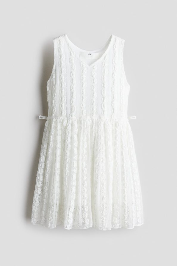 Lace-Effect Dress