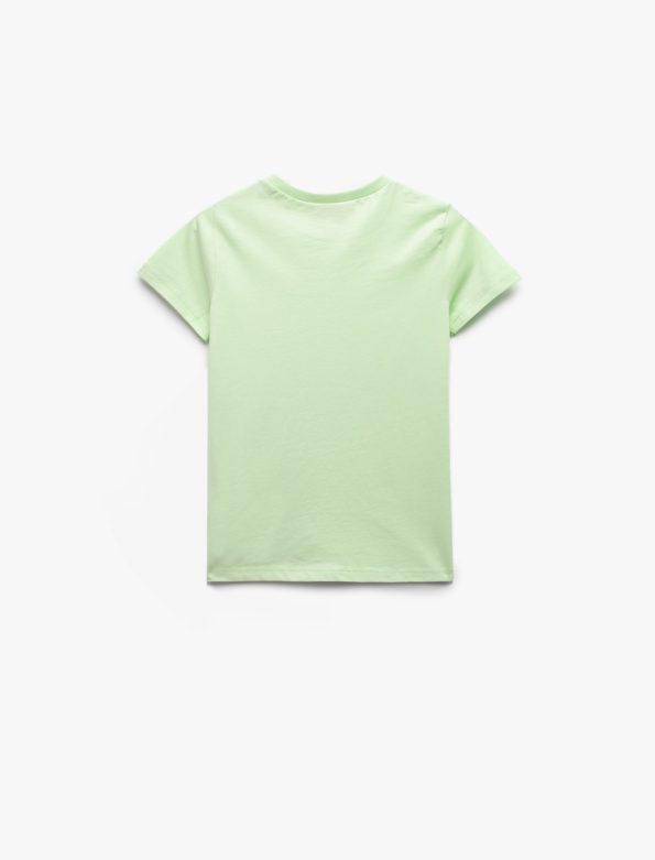 Girls' Short Sleeve Cotton Crew Neck T-Shirt Set