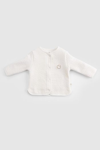 Quilted Cream Baby Set