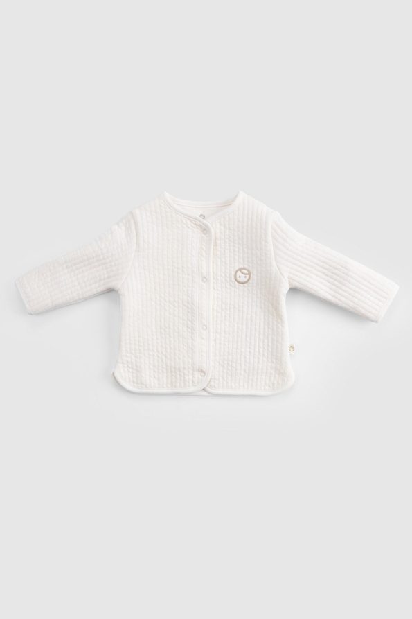 Quilted Cream Baby Set
