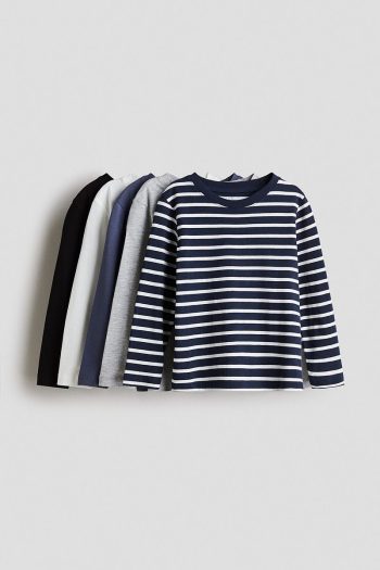 H&M Set of 5 Long Sleeve T-Shirts
