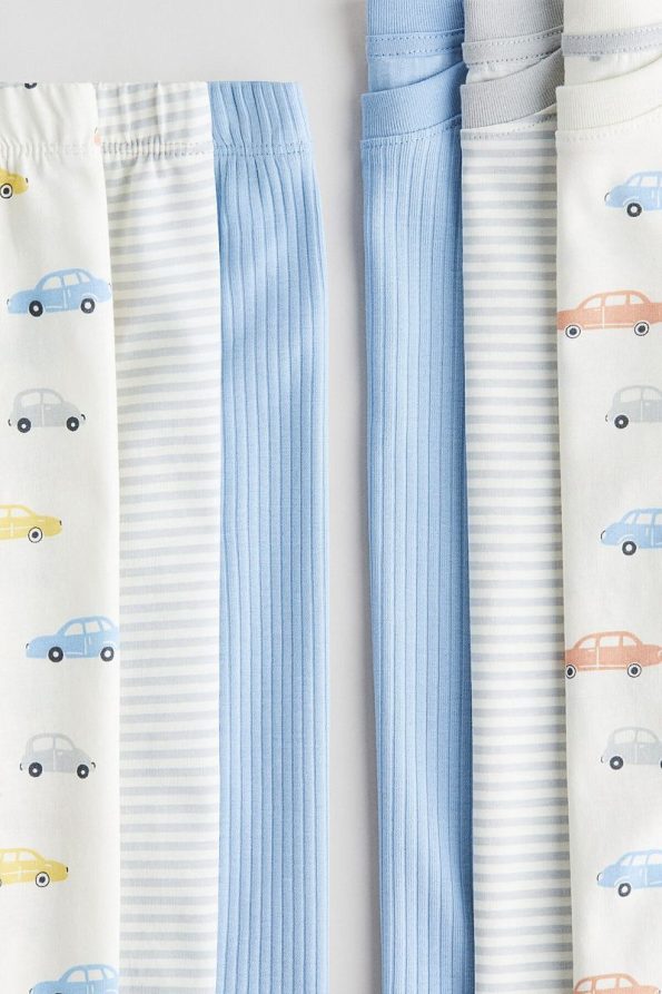 H&M 3-Piece Cotton Pajama Set