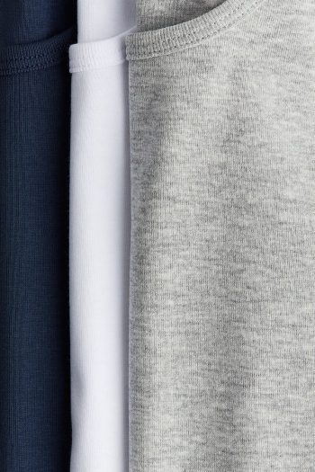 H&M Set of 3 Cotton Sleeveless Tops
