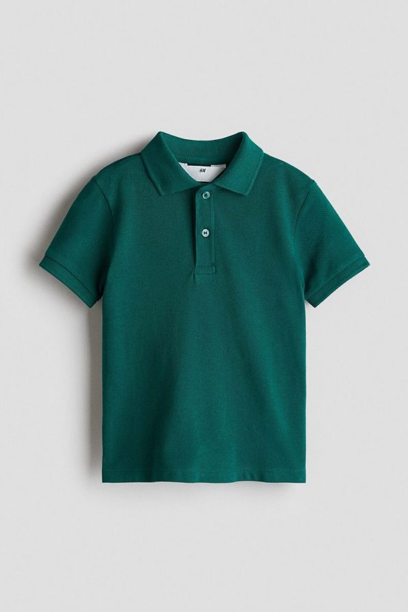 H&M Cotton Pique Polo Shirt