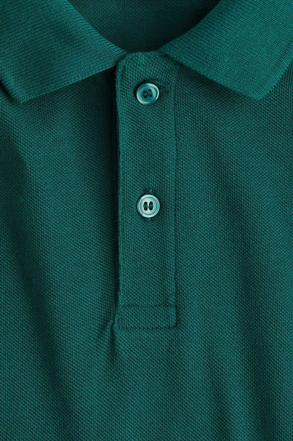 H&M Cotton Pique Polo Shirt