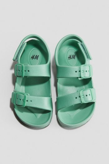 H&M Two-Striped Pool Slippers