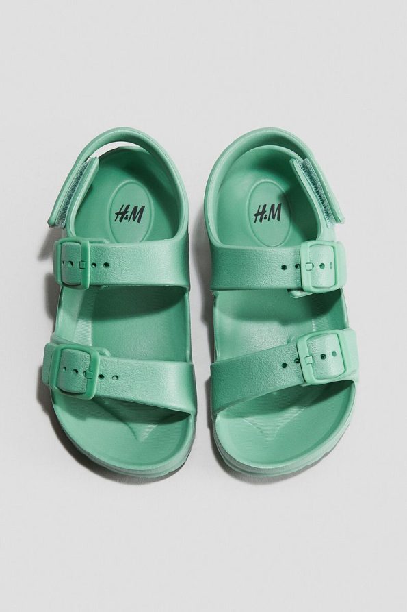 H&M Two-Striped Pool Slippers