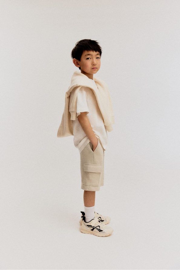 H&M Cargo Sweatshirt Shorts