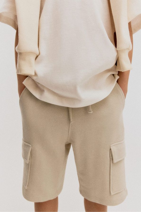 H&M Cargo Sweatshirt Shorts