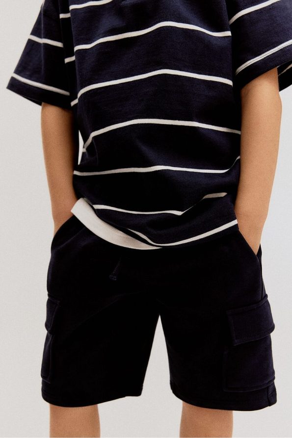 H&M Cargo Sweatshirt Shorts
