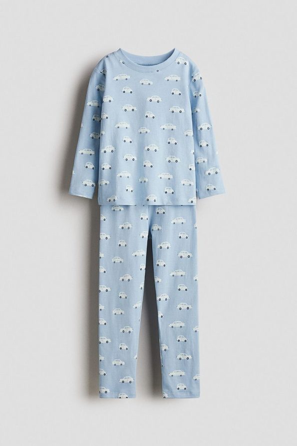 H&M Printed Jersey Pajama Set