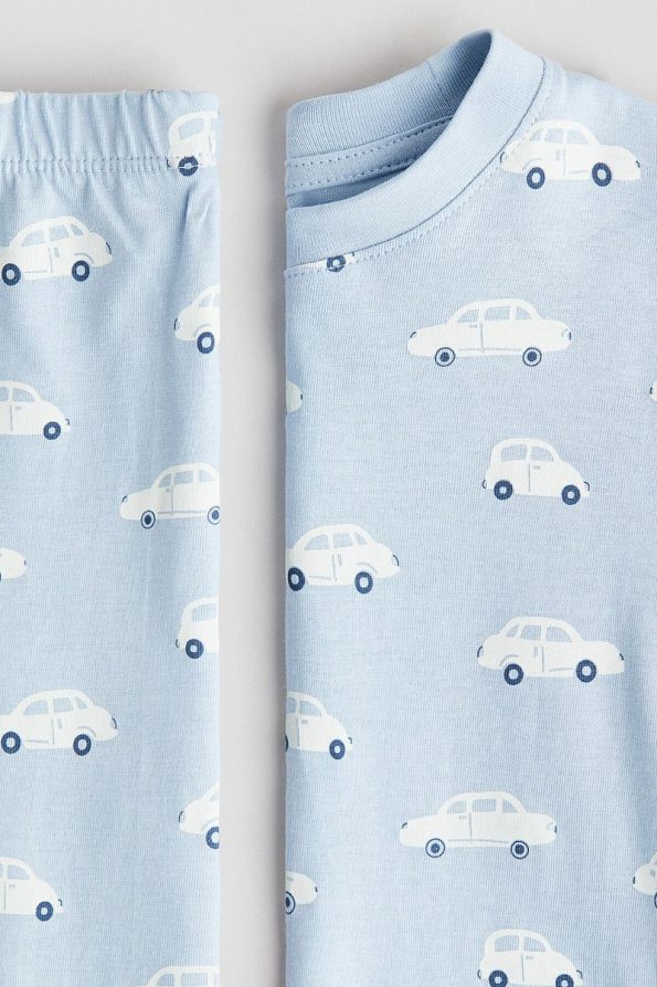 H&M Printed Jersey Pajama Set