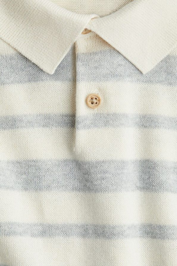 H&M Fine Knit Polo Top