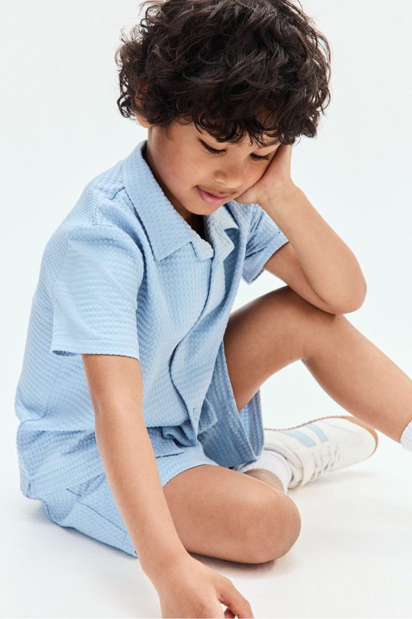H&M Two-Piece Shirt and Shorts Set