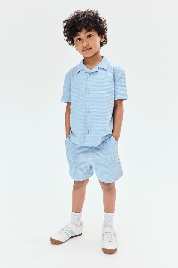 H&M Two-Piece Shirt and Shorts Set