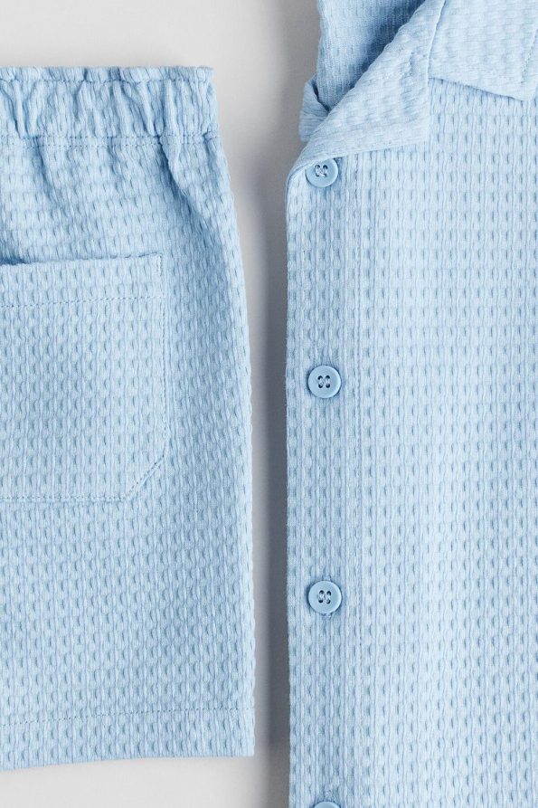 H&M Two-Piece Shirt and Shorts Set