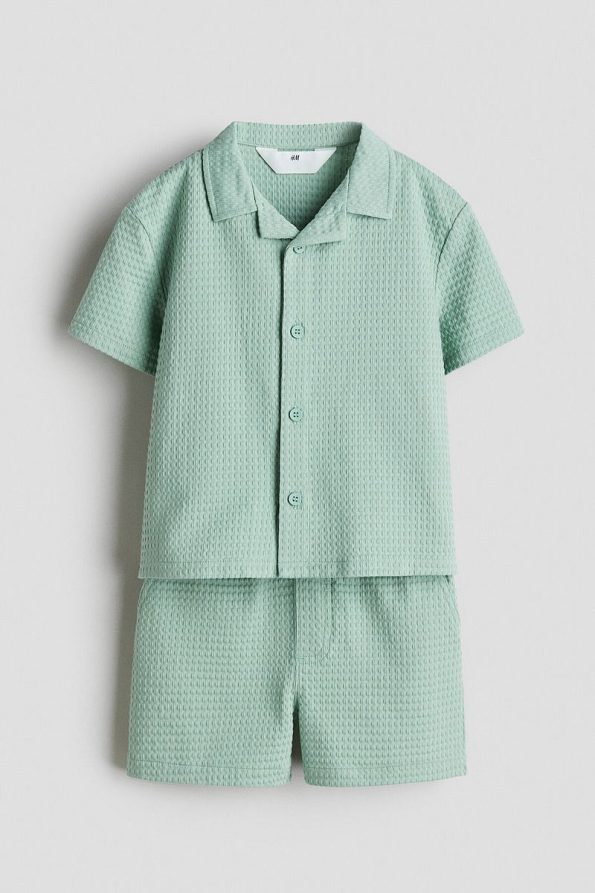 H&M 2-Piece Shirt and Shorts Set
