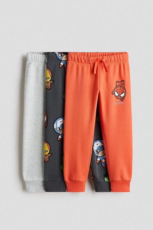 H&M Set of 3 Printed Jogger Pants