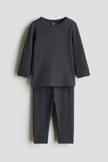 H&M Ribbed Cotton Set