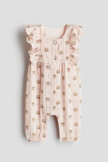 H&M Ruffled Muslin Romper