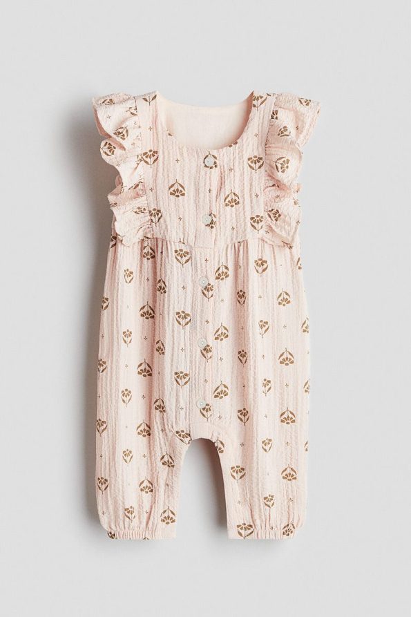 H&M Ruffled Muslin Romper
