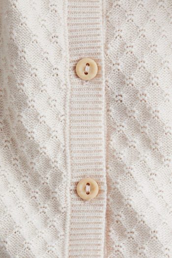 H&M Cotton Textured Knit Jumpsuit