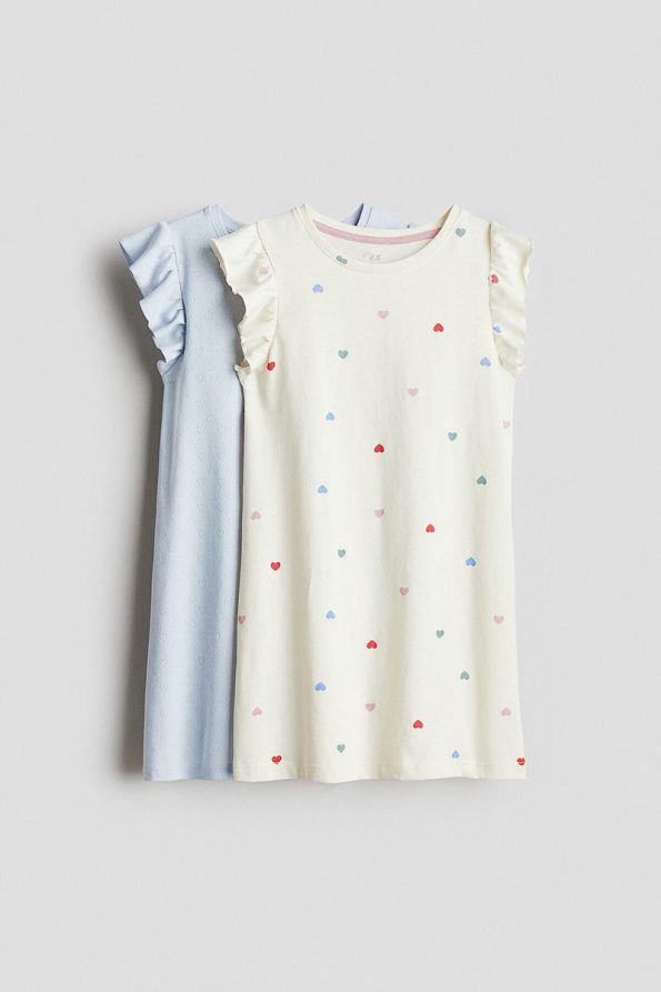 H&M 2-Pack Cotton Nightgowns