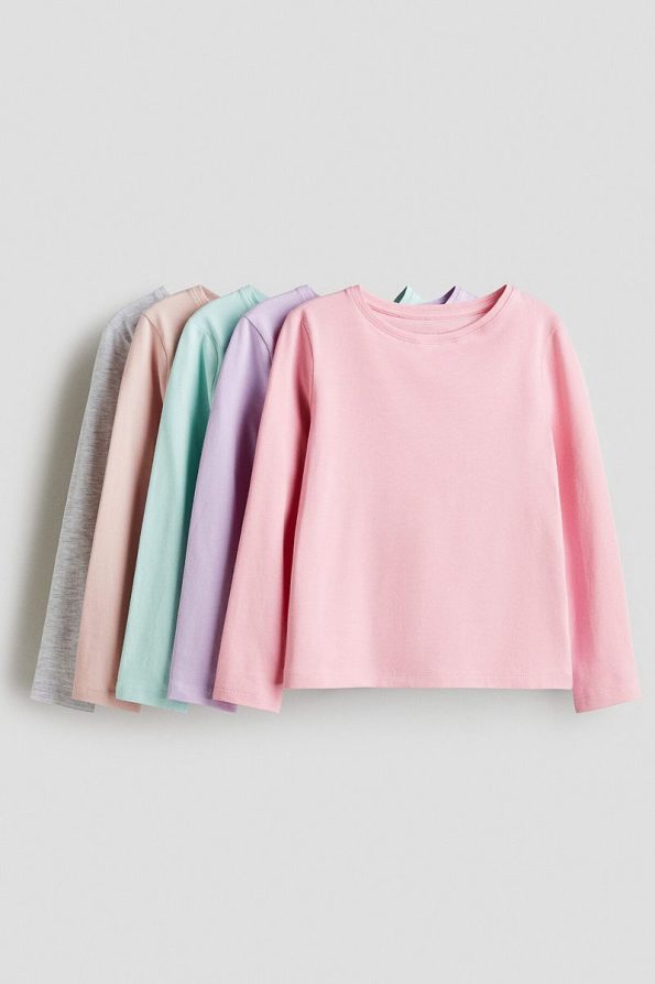 H&M 5-Pack Jersey Tops