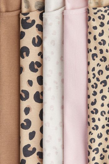 H&M Set of 5 Long Sleeve Cotton Tops