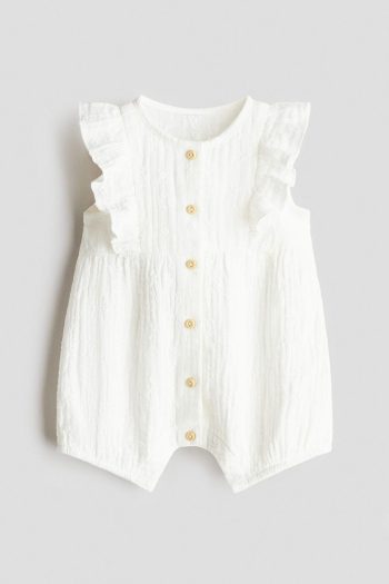 H&M Cotton Muslin Romper