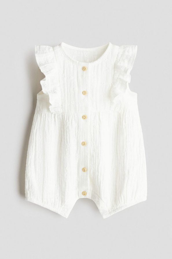 H&M Cotton Muslin Romper