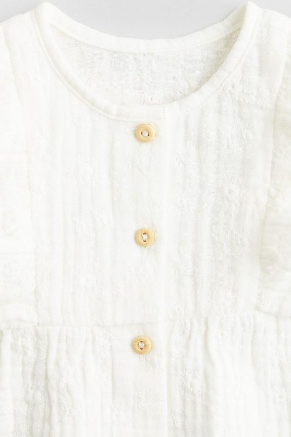 H&M Cotton Muslin Romper