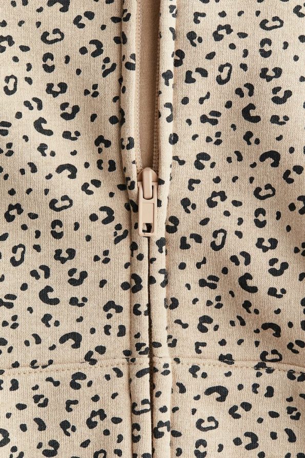 H&M Hooded Zip-Up Oversized Top