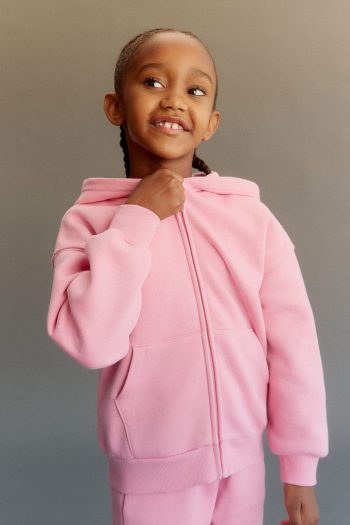 H&M Hooded Zip-Up Oversized Top
