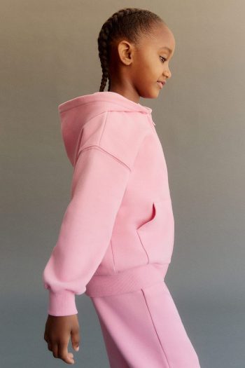 H&M Hooded Zip-Up Oversized Top