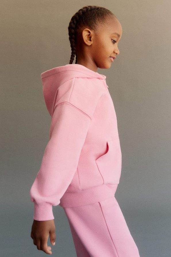 H&M Hooded Zip-Up Oversized Top