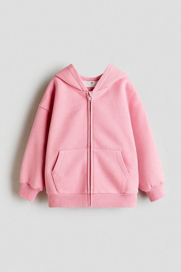 H&M Hooded Zip-Up Oversized Top