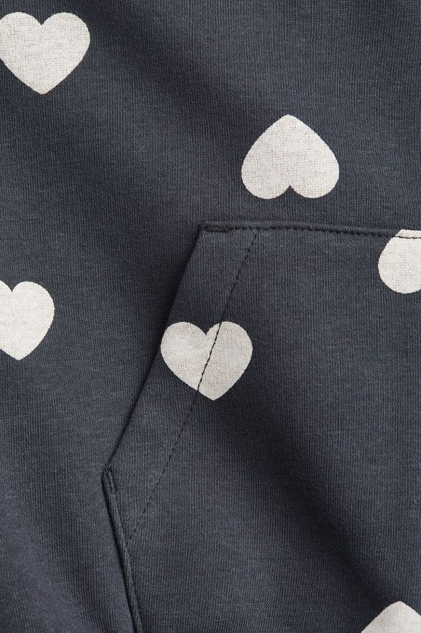H&M Hooded Zip-Up Oversized Top