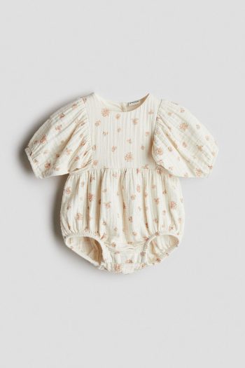 H&M Cotton Muslin Romper