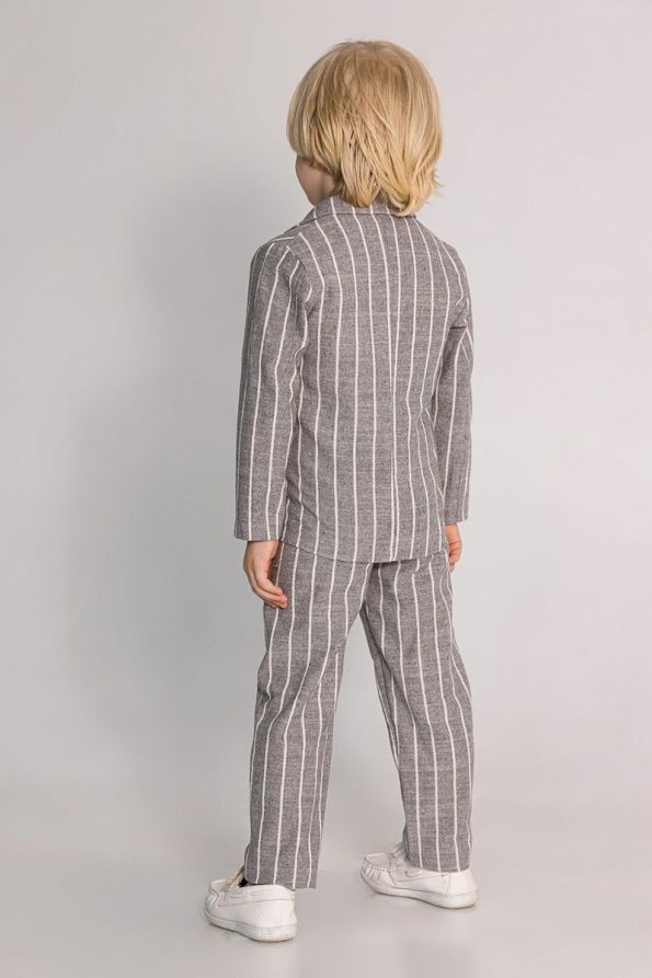 DMB BOYS & GIRLS Premium Summer Linen Boys' 3-Piece Suit